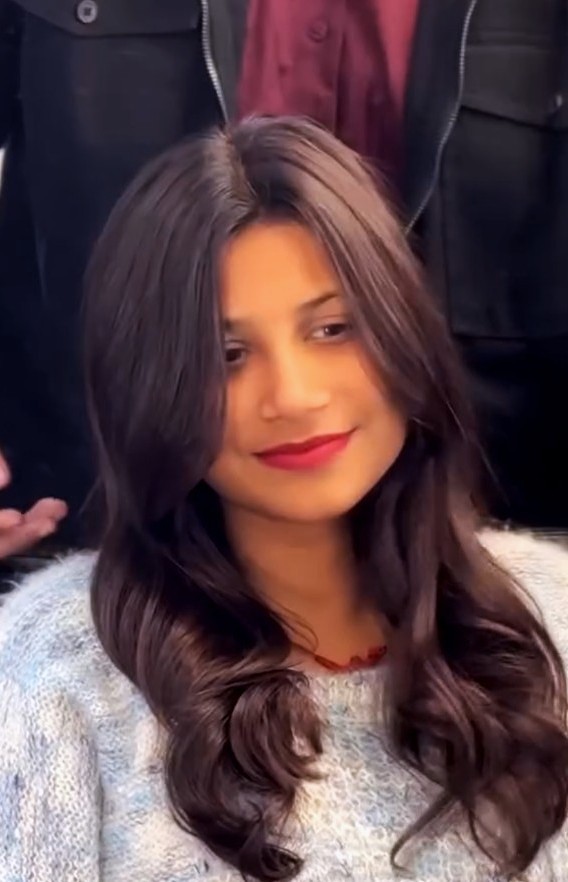 Women's layered hair styling at Hair Lounge